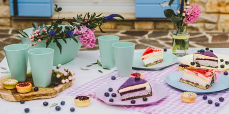 Introduce tableware from sustainable material, such as the popular Viva 2 line-1