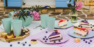 Introduce tableware from sustainable material, such as the popular Viva 2 line-1