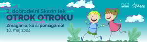 Skazin dobrodelni tek Otrok otroku