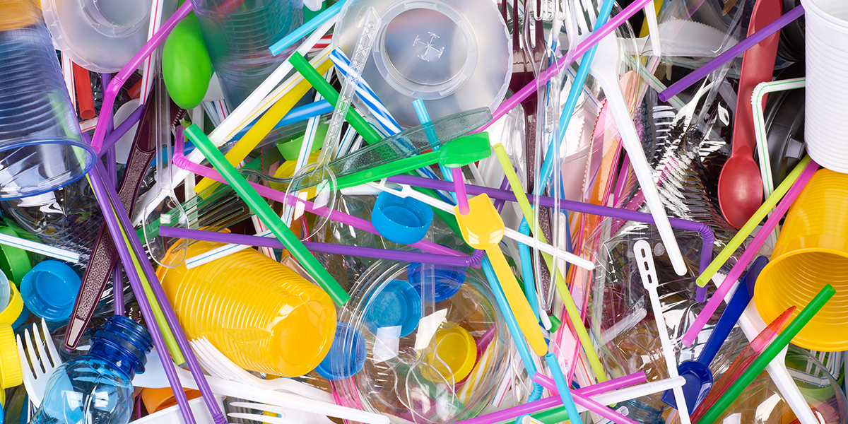 Remove single-use plastic items
