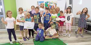 We encourage our little ones to connect and protect the environment
