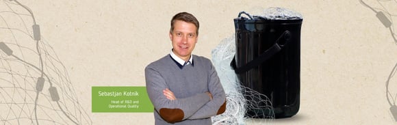 Skills that lead us to new plastic products made from recycled fishing nets